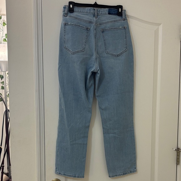 Abercrombie & Fitch Light Blue Straight Leg Jeans - Picture 5 of 5